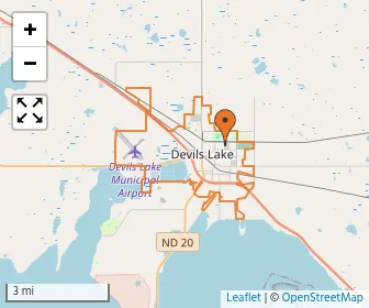 Area schools map